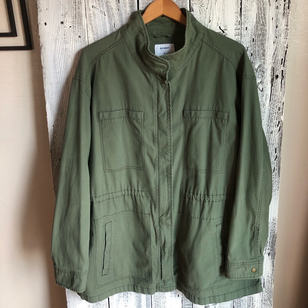 Old Navy Olive Green Utility Jacket